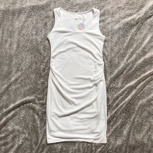 Pinkblush fitted ribbed maternity tank dress